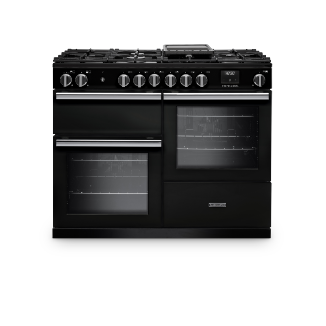 Rangemaster PRO110DFPCBL/CM1 19916 NEW PROFESS OC 110 DF CHRCL BLK CM GB/IE