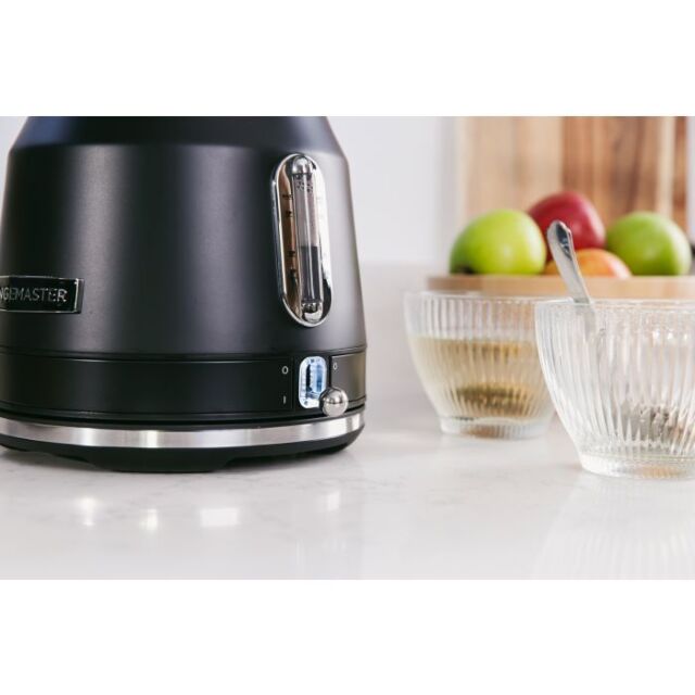Rangemaster RMCLDK301 BK 1.7L Rapid Boil Cordless Kettle, 3kW, automatic shut-off, boil-dry protecti