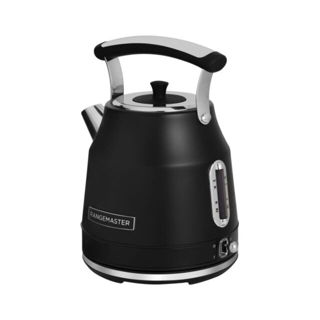 Rangemaster RMCLDK301 BK 1.7L Rapid Boil Cordless Kettle, 3kW, automatic shut-off, boil-dry protecti