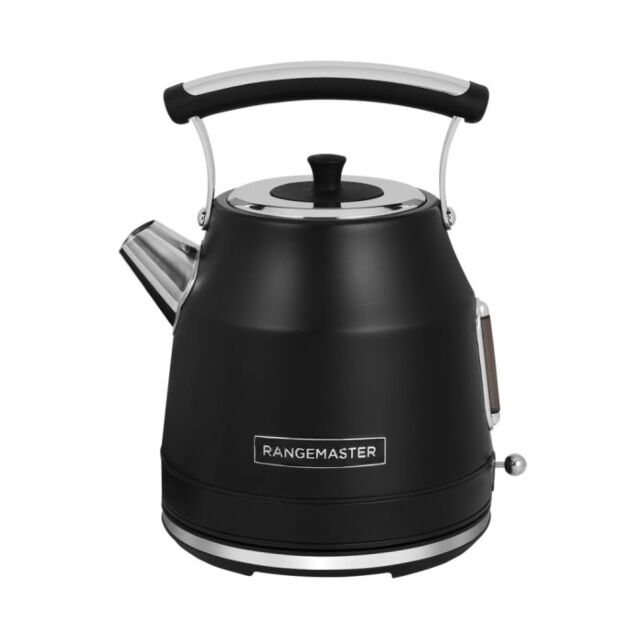 Rangemaster RMCLDK301 BK 1.7L Rapid Boil Cordless Kettle, 3kW, automatic shut-off, boil-dry protecti