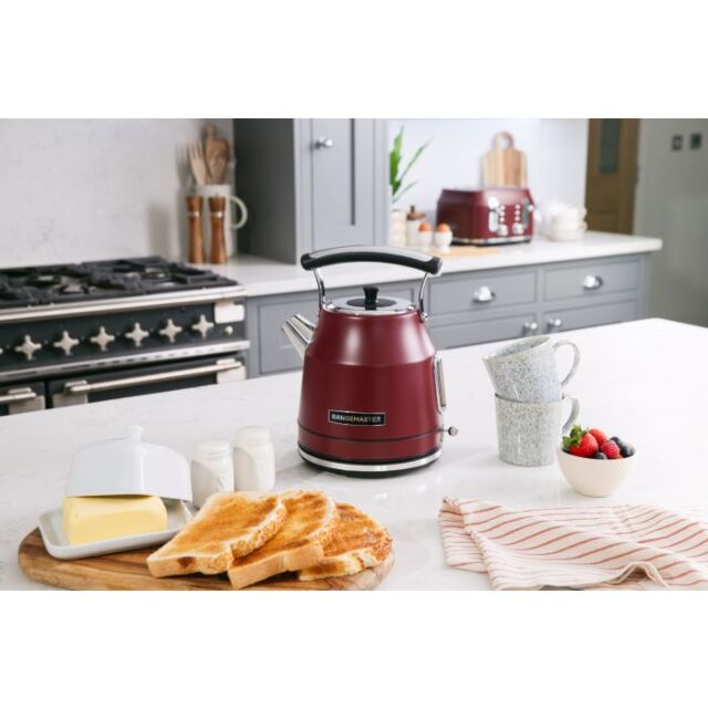 Rangemaster RMCLDK301 BU 1.7L Rapid Boil Cordless Kettle, 3kW, automatic shut-off, boil-dry protecti
