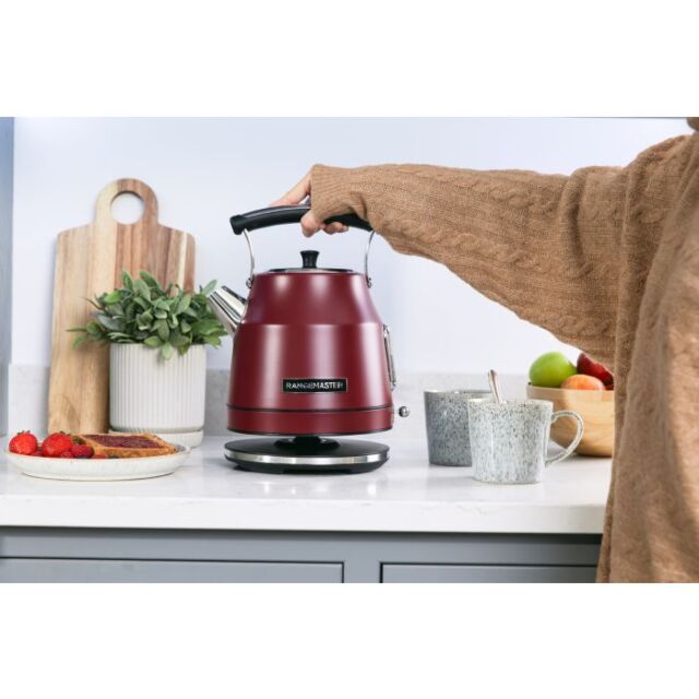 Rangemaster RMCLDK301 BU 1.7L Rapid Boil Cordless Kettle, 3kW, automatic shut-off, boil-dry protecti