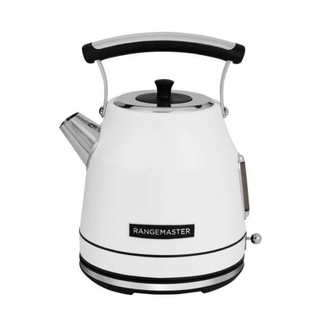 Rangemaster RMCLDK301 WH 1.7L Rapid Boil Cordless Kettle, 3kW, automatic shut-off, boil-dry protecti