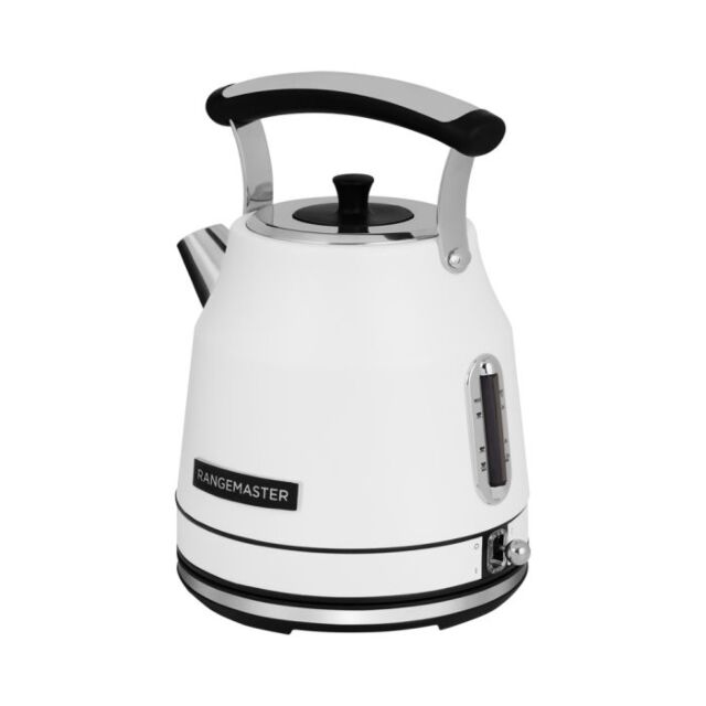 Rangemaster RMCLDK301 WH 1.7L Rapid Boil Cordless Kettle, 3kW, automatic shut-off, boil-dry protecti