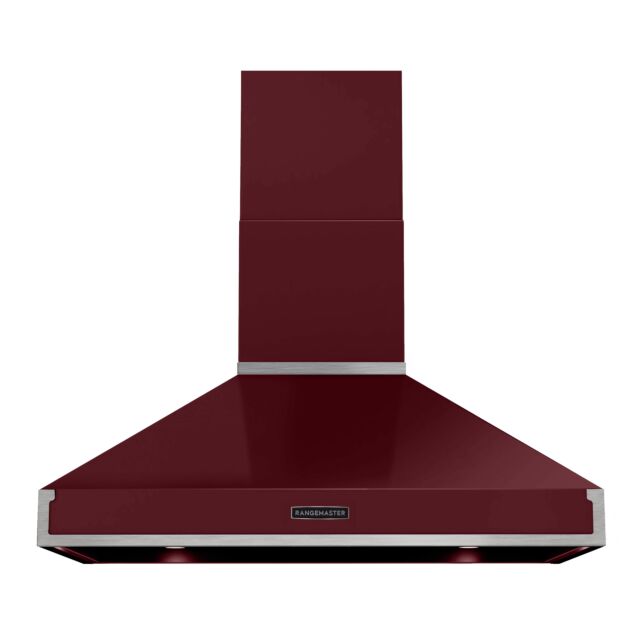 Rangemaster RPREHD100PBOR/CM1 Prestige Hood 100cm Bordeux / Chrome