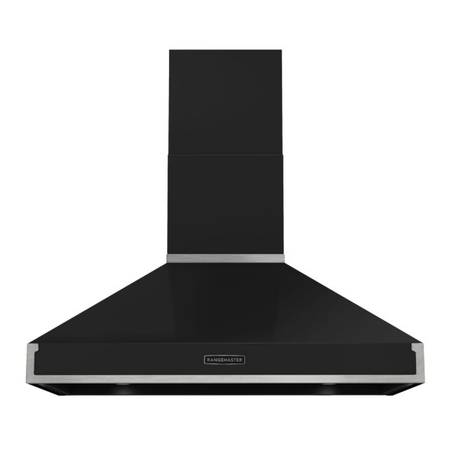 Rangemaster RPREHD100PCBL/CM1 Prestige Hood 100cm Chrcl Blk / Chrome