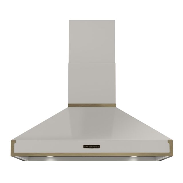 Rangemaster RPREHD100PIVY/AB1 Prestige Hood 100cm Ivory / A.Brass