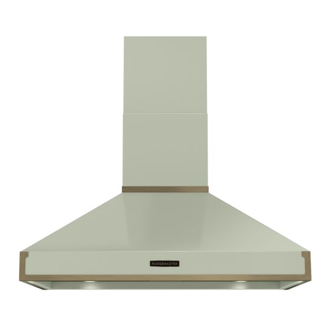 Rangemaster RPREHD100PMNT/AB1 Prestige Hood 100cm Mint / A.Brass