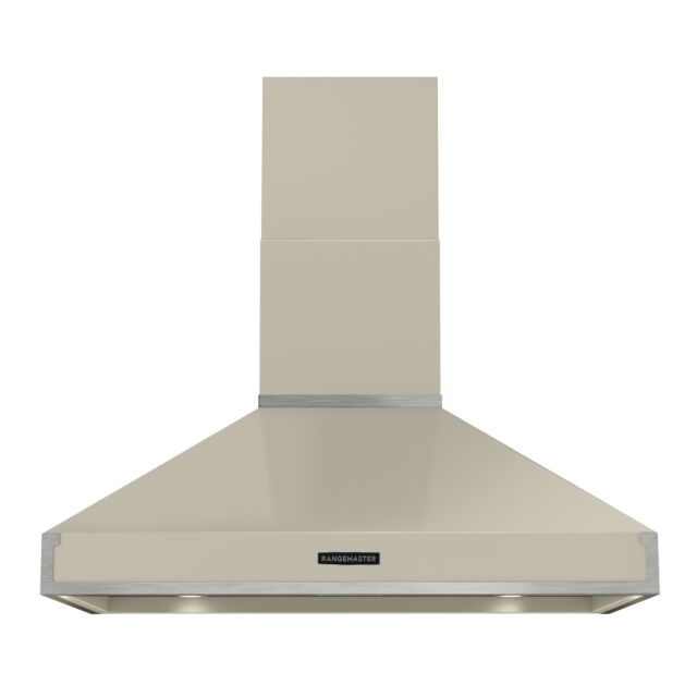 Rangemaster RPREHD100PPCR/CM1 Prestige Hood 100cm Pale Cream /Chrome