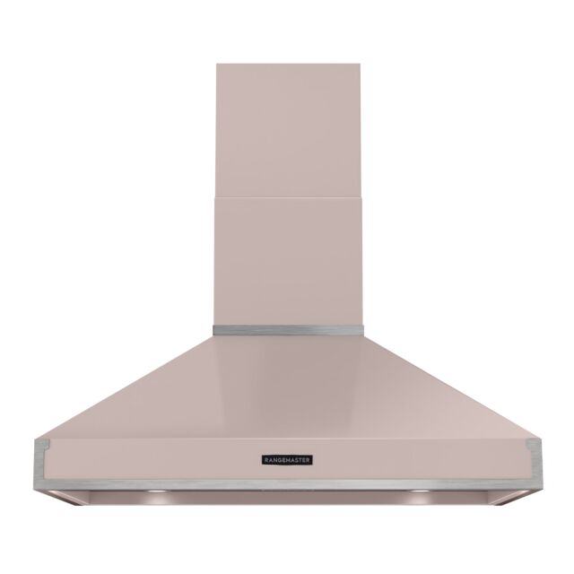 Rangemaster RPREHD100PPPK/CM1 Prestige Hood 100cm Pale Pink / Chrome