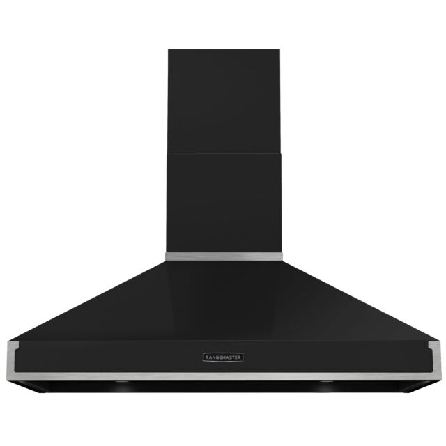 Rangemaster RPREHD110PCBL/CM1 Prestige Hood 110cm Chrcl Blk / Chrome