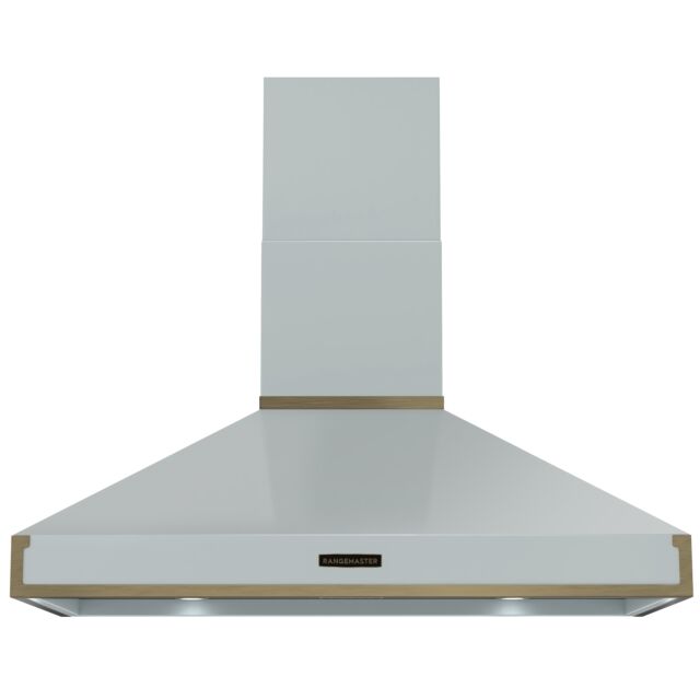 Rangemaster RPREHD110PMSB/AB1 Prestige Hood 110cm Misty Blue/A.Brass
