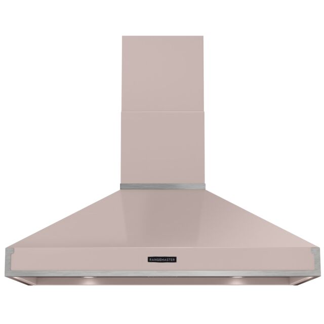 Rangemaster RPREHD110PPPK/CM1 Prestige Hood 110cm Pale Pink / Chrome