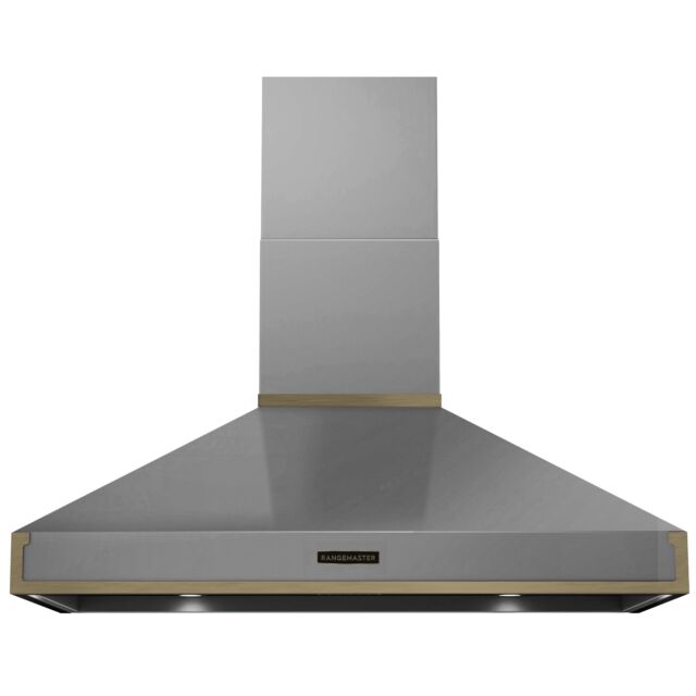 Rangemaster RPREHD110STST/AB1 Prestige Hood 110cm St/Stl / A.Brass