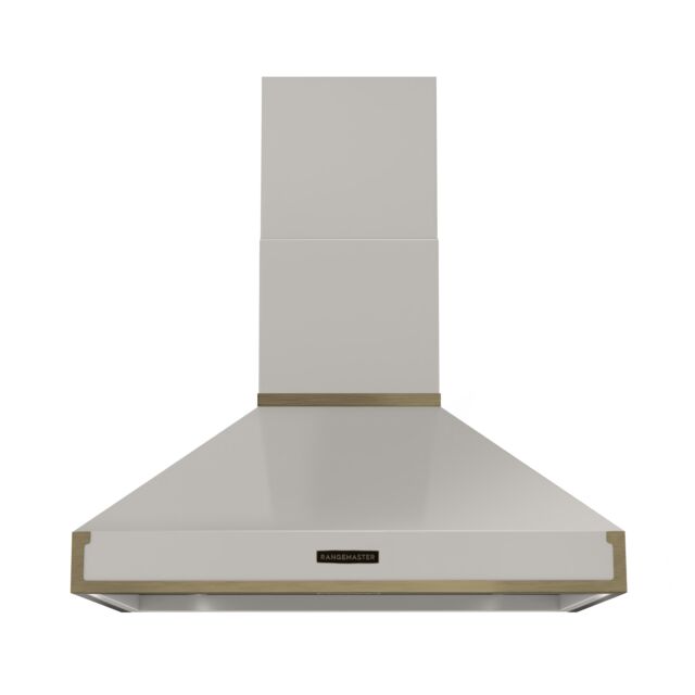 Rangemaster RPREHD90PIVY/AB1 Prestige Hood 90cm Ivory / A.Brass