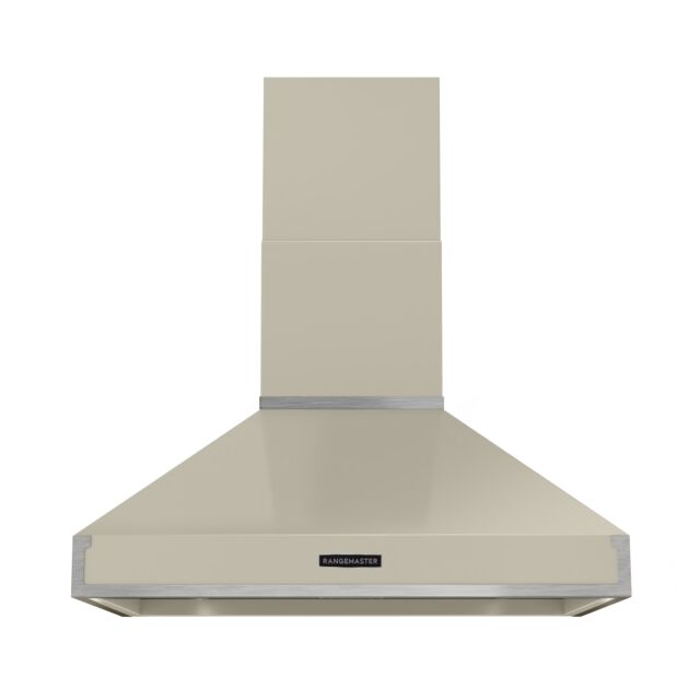 Rangemaster RPREHD90PPCR/CM1 Prestige Hood 90cm Pale Cream / Chrome