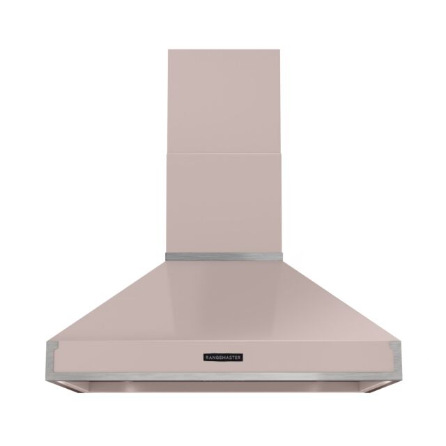 Rangemaster RPREHD90PPPK/CM1 Prestige Hood 90cm Pale Pink / Chrome