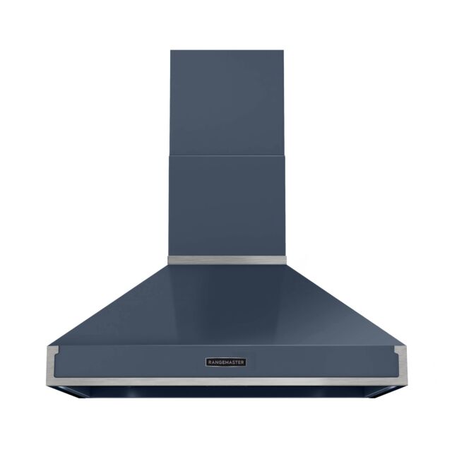 Rangemaster RPREHD90PSTB/CM1 Prestige Hood 90cm Stone Blue / Chrome