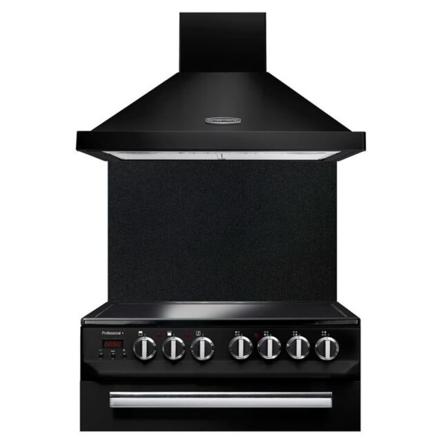 Rangemaster UNBSP90BL/ 65320 UNIVERSAL 90CM SPLASHBACK BLACK