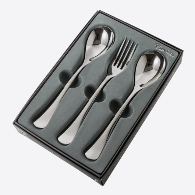 Robert Welch ASHBR10883 Ashbury - Bright - V Serving Set - 3 Piece