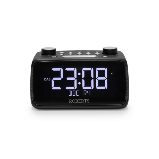 Roberts ORTUS4BK Large digit DAB+ / FM Radio with blutooth, dual alarm, sleep timer with presets (Av