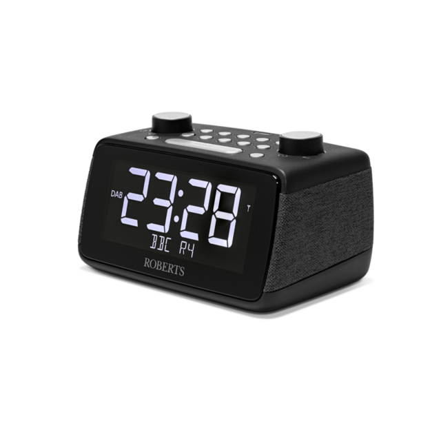 Roberts ORTUS4BK Large digit DAB+ / FM Radio with blutooth, dual alarm, sleep timer with presets (Av
