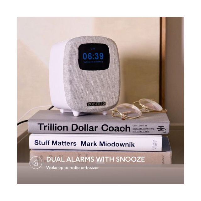Roberts ORTUS5W DAB+/FM Bluetooth Radio - White Model