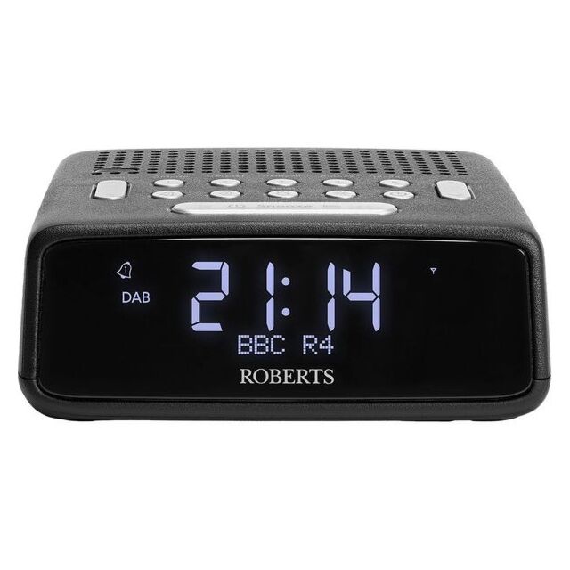 Roberts Radio ORTUSDABBK DAB+/FM Clock Radio - Black