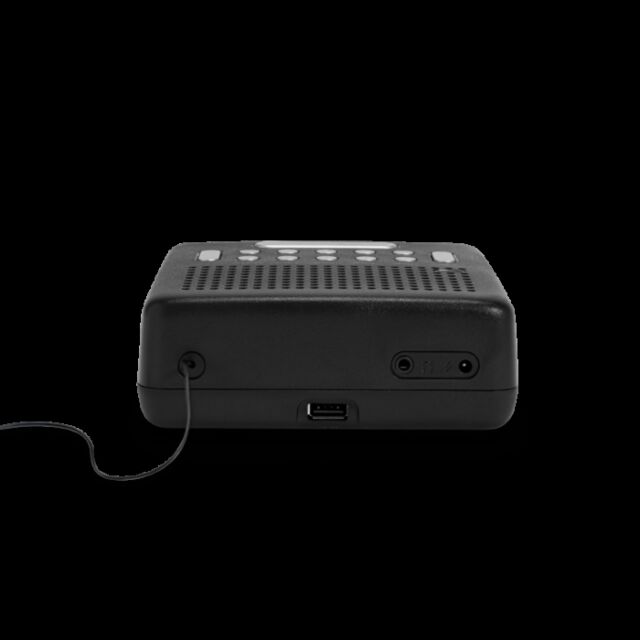 Roberts Radio ORTUSDABBK DAB+/FM Clock Radio - Black