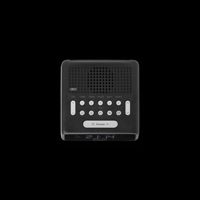 Roberts Radio ORTUSDABBK DAB+/FM Clock Radio - Black