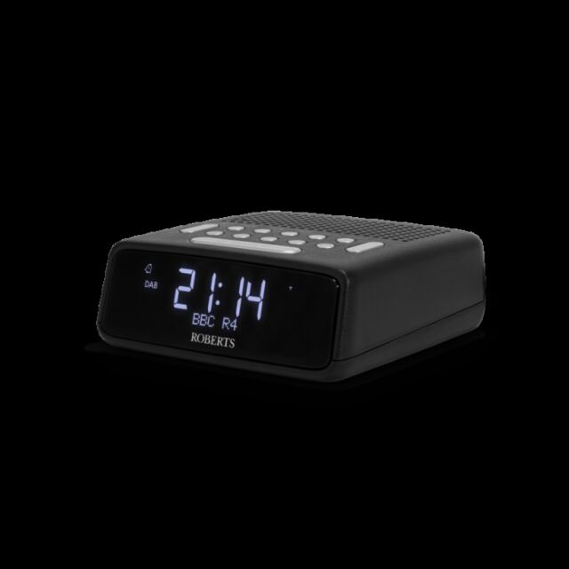 Roberts Radio ORTUSDABBK DAB+/FM Clock Radio - Black