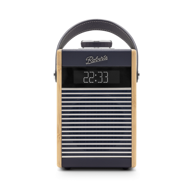 Roberts RAMBLERMIDINB Rambler Midi DAB/DAB+/FM RDS Bookshelf radio with Bluetooth, alarms and built-