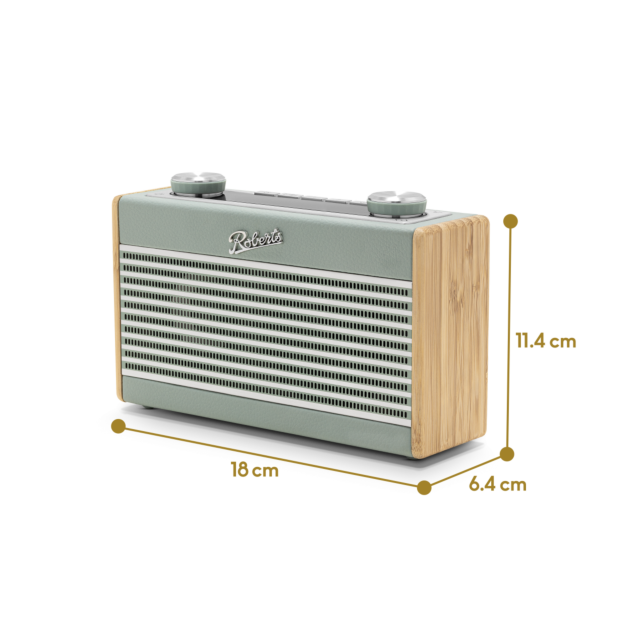 Roberts RAMBLERUNODE Rambler Uno DAB/DAB+/FM RDS Radio with Bluetooth, Built-in battery charger for 