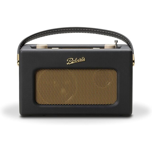 Roberts Radio RD70BLK 'Revival' DAB/DAB+/FM radio with Bluetooth, 2 alarms, colour display and line