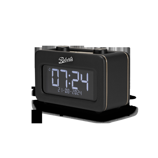 Roberts Radio Revival styled DAB+/FM bedside radio with Bluetooth with Alarms - Black