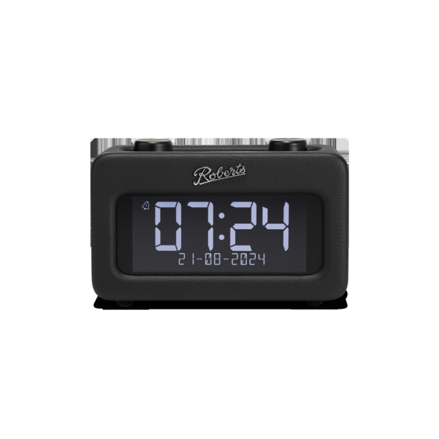 Roberts Radio Revival styled DAB+/FM bedside radio with Bluetooth with Alarms - Black