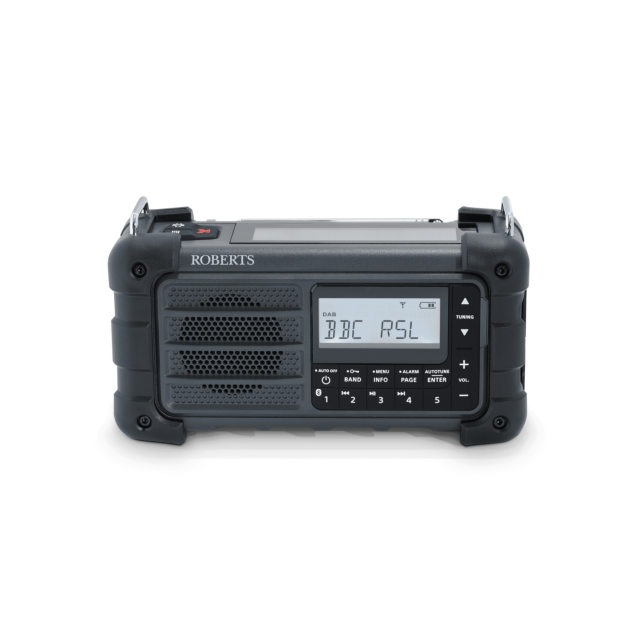 Roberts SOLAR DAB 99 DAB+/FM multi-powered radio with Bluetooth, USB/rechargeable battery/hand crank