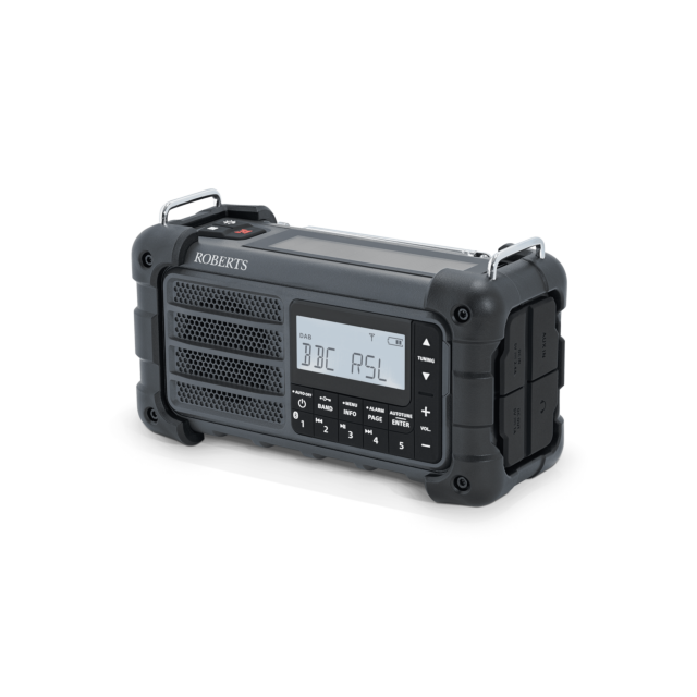 Roberts SOLAR DAB 99 DAB+/FM multi-powered radio with Bluetooth, USB/rechargeable battery/hand crank
