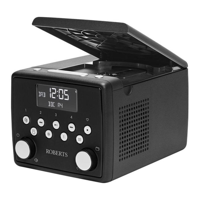 Roberts Sound 49 DAB+/FM Clock Radio with Bluetooth - Black
