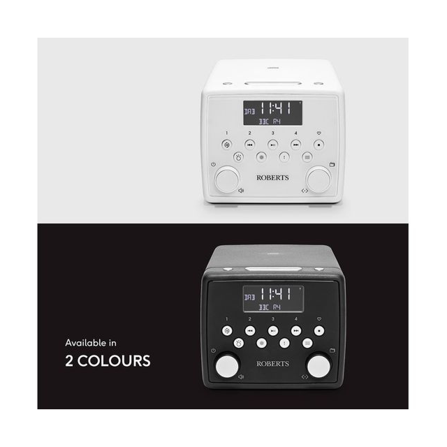 Roberts Sound 49 DAB+/FM Clock Radio with Bluetooth - Black