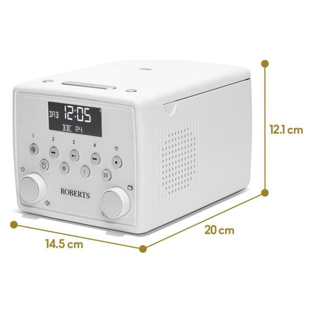 Roberts Sound 49 DAB+/FM Bluetooth Alarm Clock Radio