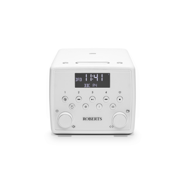Roberts SOUND 49W DAB+/FM Radio W/ CD & Bluetooth. CD And USB Bookmark Stereo White