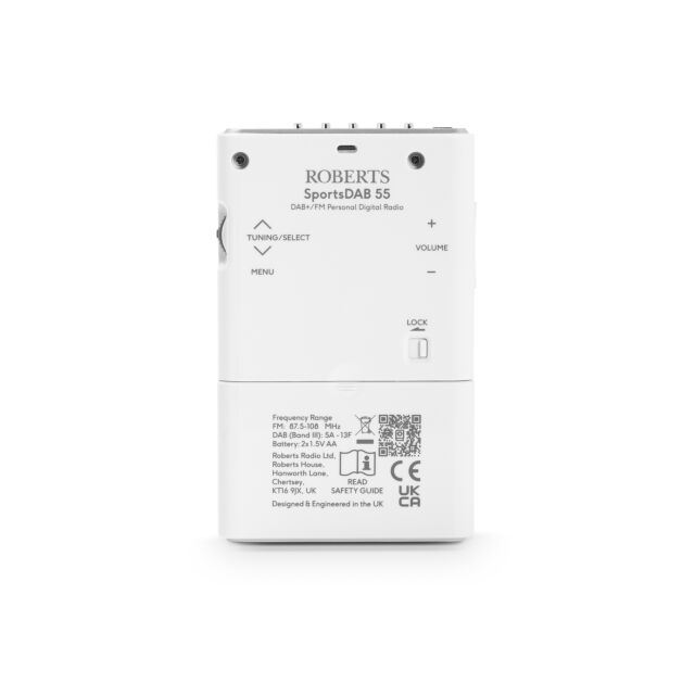 Roberts SPORTSDAB55 DAB/DAB+/FM RDS personal digital radio with full colour LCD Display AVAILABLE AU