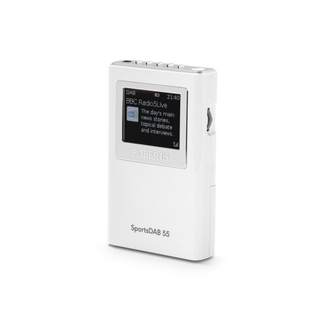 Roberts SPORTSDAB55 DAB/DAB+/FM RDS personal digital radio with full colour LCD Display AVAILABLE AU