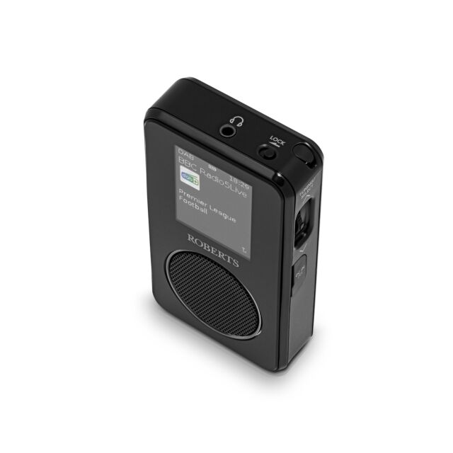 Roberts SPORTSDAB65 DAB/DAB+/FM RDS personal digital radio with full colour LCD Display and Built-In