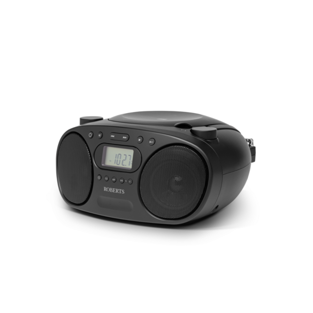 Roberts ZOOMBOXFMBLK Fm/Mw/Cd Stereo Radio In Black