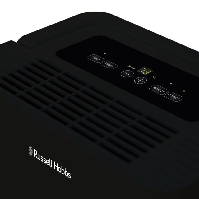 Russell Hobbs RHDH1001B 10L Dehumidifier - Black