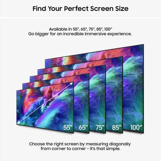 Samsung MRE85R85HAUXXU 85inch 4K Micro RGB Vision AI Smart TV