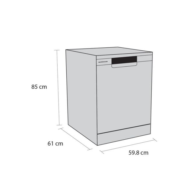 Schonhaus DWSF0115FSBG Dishwasher - Graphite