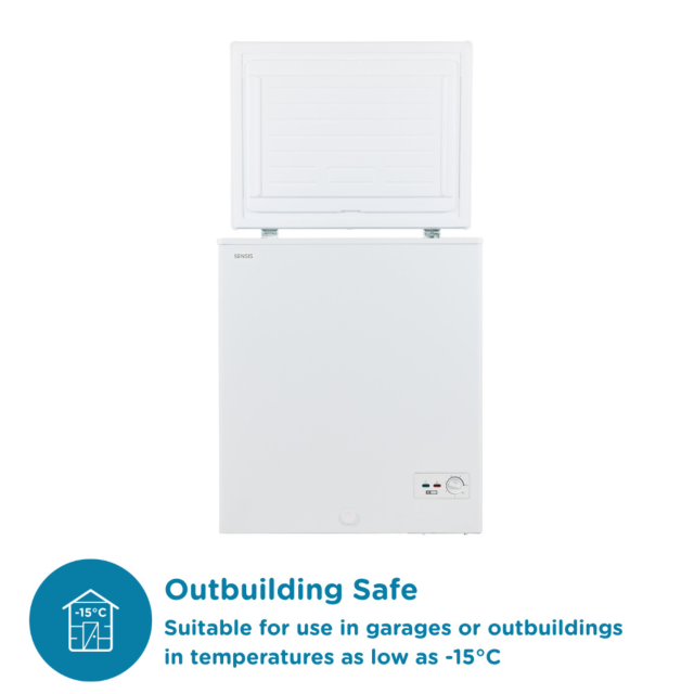 Sensis RFCHT01F137EW 137L Chest Freezer White
